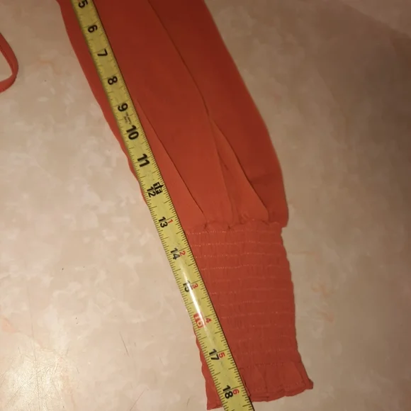 Elegant Rust Tiered Dress - Picture 5 of 15